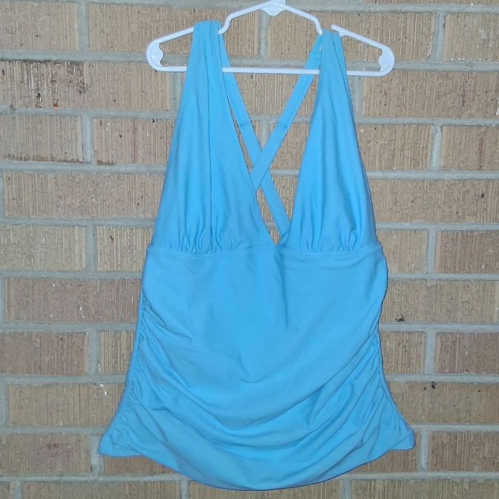 Beachsissi NWT Tankini Top With Rouched Sides